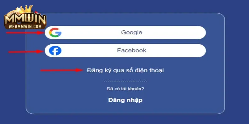 Đăng ký MMWIN Đăng ký MMWIN
